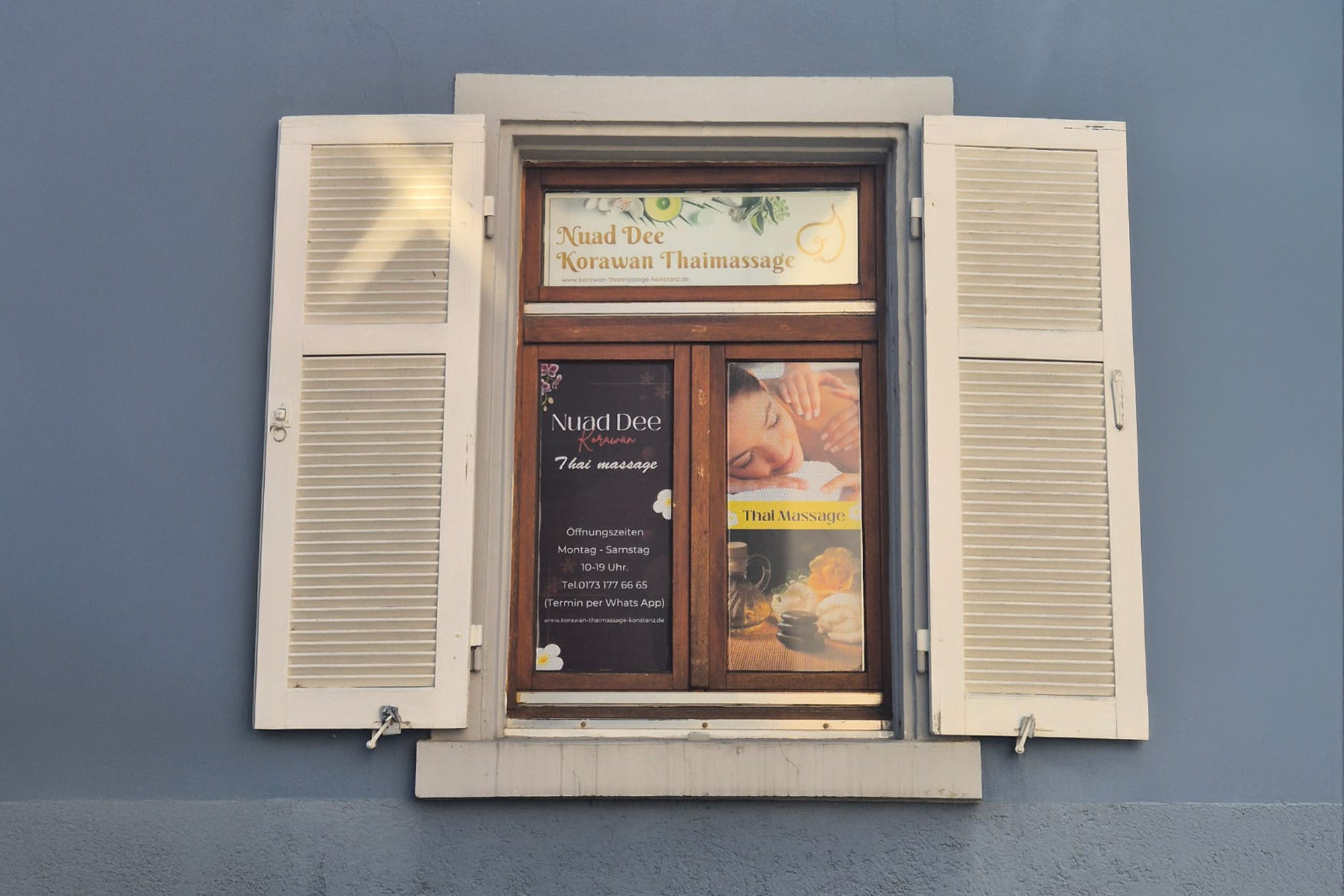 Impression Fenster Korawan Thaimassage Konstanz
